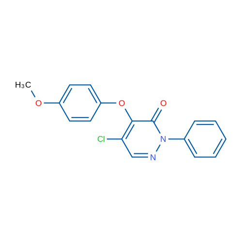 5-Chloro-4-(4-methoxyphenoxy)-2-phenyl-2,3-dihydropyridazin-3-one 1g