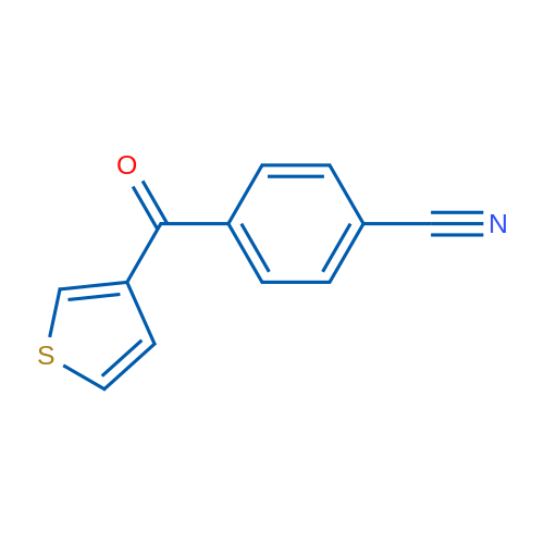 3-(4-Cyanobenzoyl)thiophene 1g
