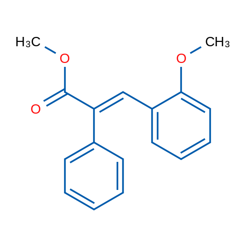 Methyl 3-(2-methoxyphenyl)-2-phenylacrylate 1g