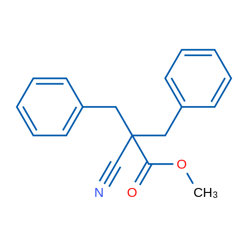 Methyl 2-benzyl-2-cyano-3-phenylpropanoate 5g