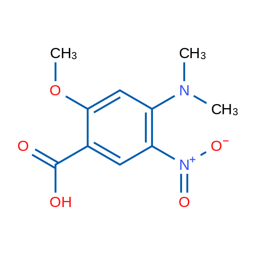 4-(Dimethylamino)-2-methoxy-5-nitrobenzoic acid 1g