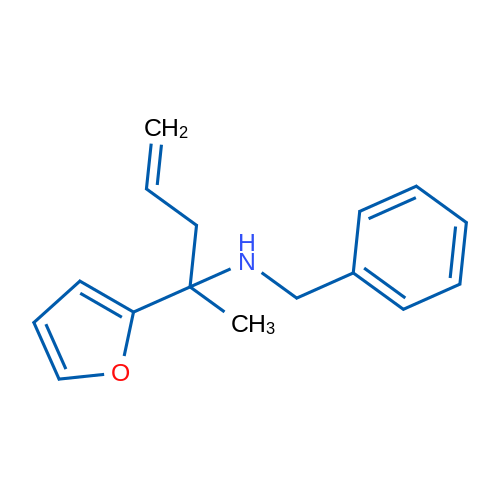 Benzyl-(1-furan-2-yl-1-methyl-but-3-enyl)-amine 1g