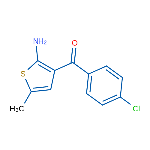 (2-Amino-5-methylthiophen-3-yl)(4-chlorophenyl)methanone 1g