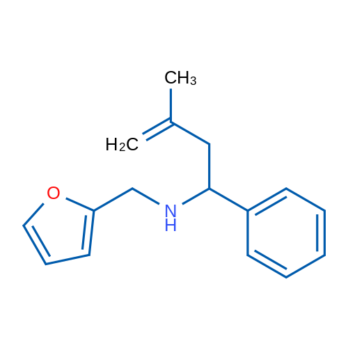 N-(Furan-2-ylmethyl)-3-methyl-1-phenylbut-3-en-1-amine 1g