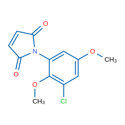 1-(3-Chloro-2,5-dimethoxyphenyl)-1H-pyrrole-2,5-dione 1g