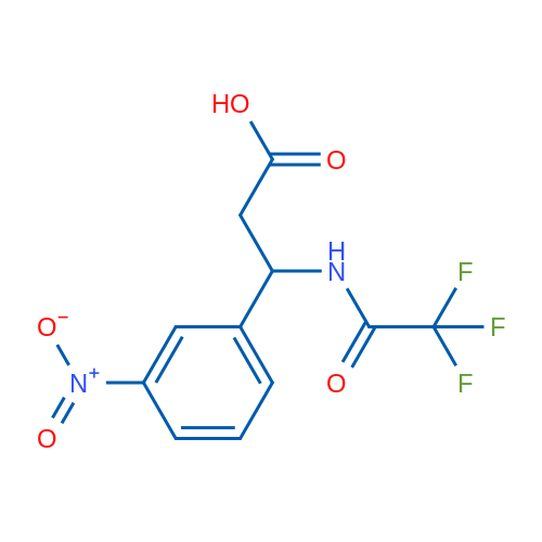 3-(3-Nitrophenyl)-3-(2,2,2-trifluoroacetamido)propanoic acid 1g