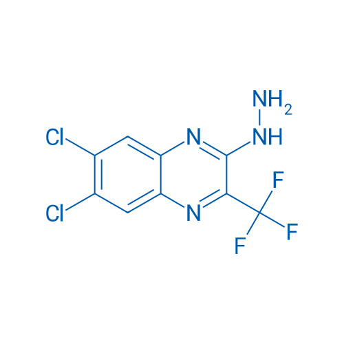 6,7-Dichloro-2-hydrazinyl-3-(trifluoromethyl)quinoxaline 1g
