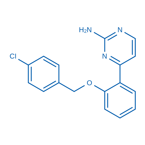 4-(2-((4-Chlorobenzyl)oxy)phenyl)pyrimidin-2-amine 1g
