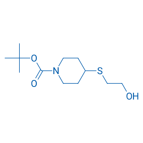 tert-Butyl 4-((2-hydroxyethyl)thio)piperidine-1-carboxylate 1g