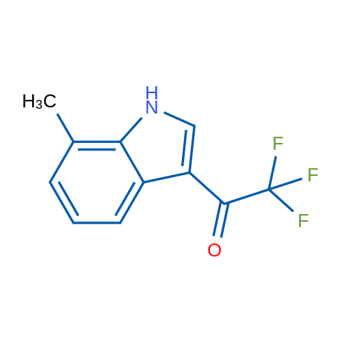 2,2,2-Trifluoro-1-(7-methyl-1H-indol-3-yl)ethan-1-one 5g