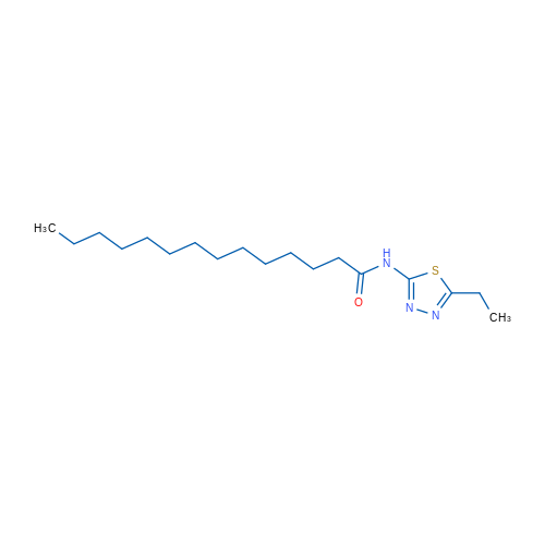 N-(5-Ethyl-1,3,4-thiadiazol-2-yl)tetradecanamide 1g