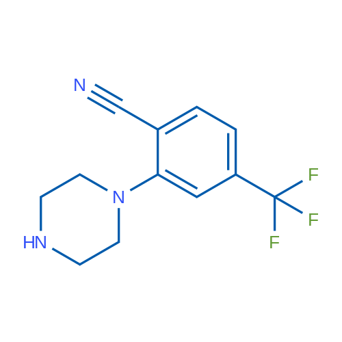 2-(Piperazin-1-yl)-4-trifluoromethylbenzonitrile 1g