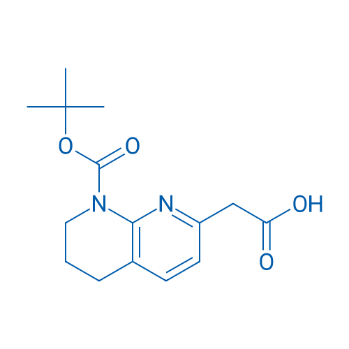 8-N-Boc-5,6,7,8-Tetrahydro-1,8-naphthyridin-2-acetic acid 1g