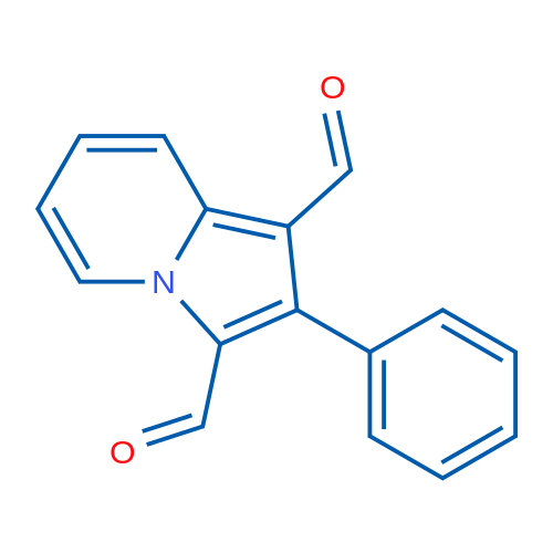 2-Phenylindolizine-1,3-dicarbaldehyde 1g