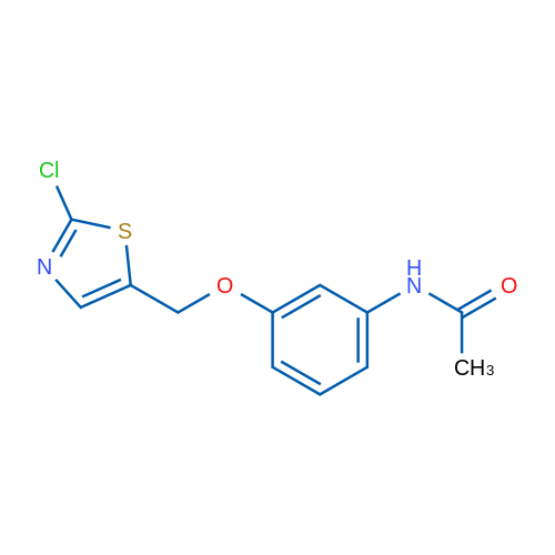 N-(3-((2-Chlorothiazol-5-yl)methoxy)phenyl)acetamide 5g