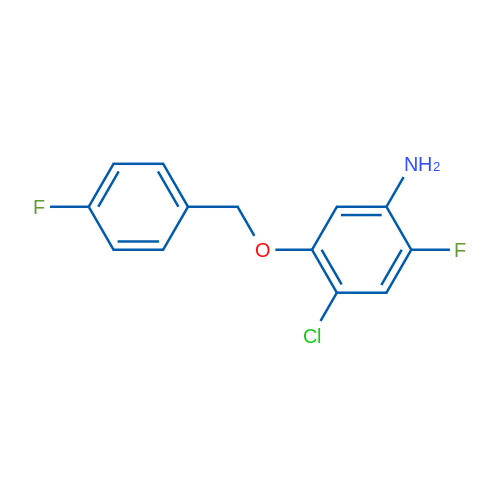 4-Chloro-2-fluoro-5-((4-fluorobenzyl)oxy)aniline 1g