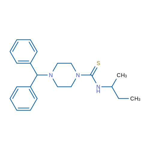 N-(Butan-2-yl)-4-(diphenylmethyl)piperazine-1-carbothioamide 2mg