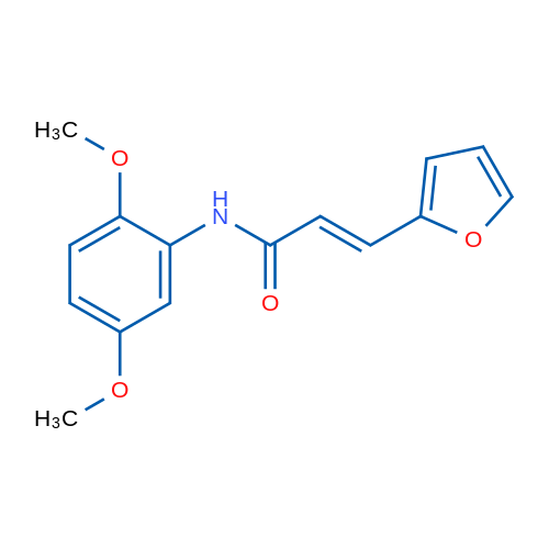 (2E)-N-(2,5-Dimethoxyphenyl)-3-(furan-2-yl)prop-2-enamide 1g