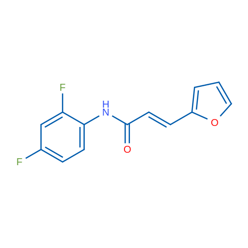 (2E)-N-(2,4-Difluorophenyl)-3-(furan-2-yl)prop-2-enamide 1g