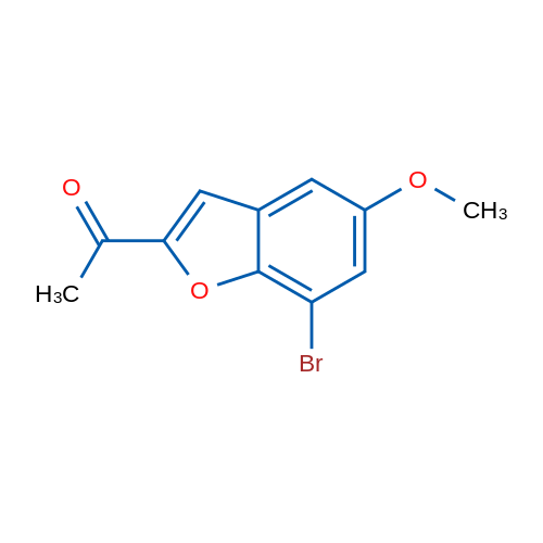 1-(7-Bromo-5-methoxybenzofuran-2-yl)ethanone 5g