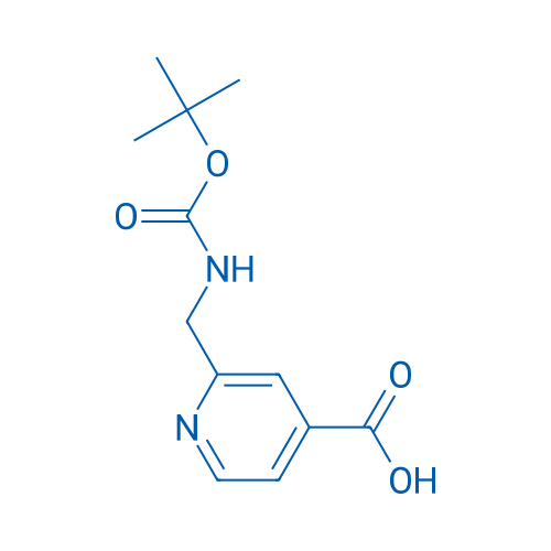 2-(((tert-Butoxycarbonyl)amino)methyl)isonicotinic acid 1g