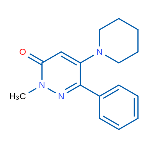 2-Methyl-6-phenyl-5-(piperidin-1-yl)-2,3-dihydropyridazin-3-one 1g