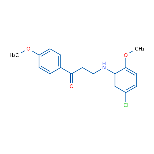 3-((5-Chloro-2-methoxyphenyl)amino)-1-(4-methoxyphenyl)propan-1-one 1g