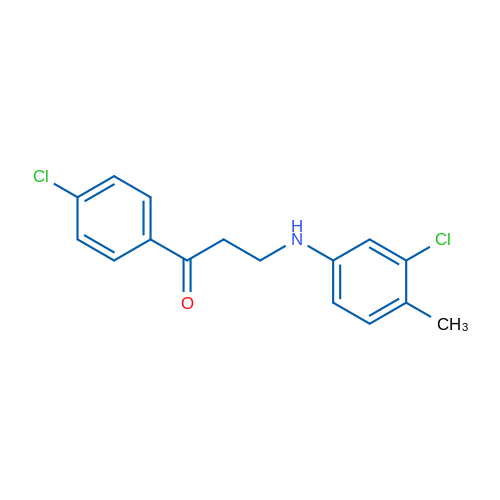 3-((3-Chloro-4-methylphenyl)amino)-1-(4-chlorophenyl)propan-1-one 1g
