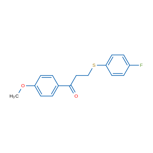 3-((4-Fluorophenyl)thio)-1-(4-methoxyphenyl)propan-1-one 1g