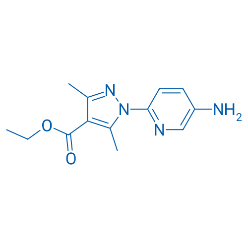 Ethyl 1-(5-amino-2-pyridinyl)-3,5-dimethyl-1H-pyrazole-4-carboxylate 1g