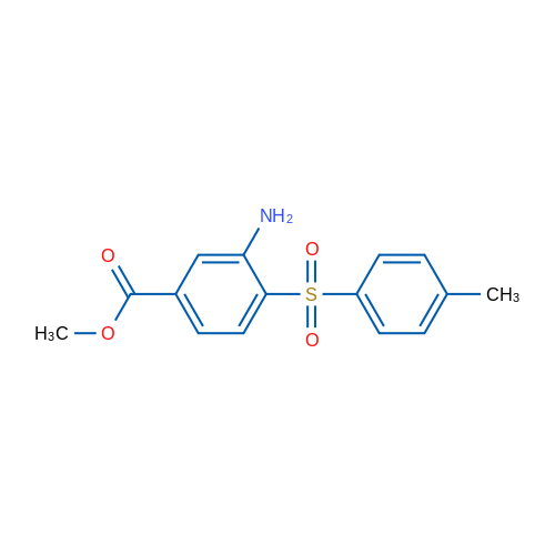 Methyl 3-amino-4-(4-methylbenzenesulfonyl)benzoate 1g