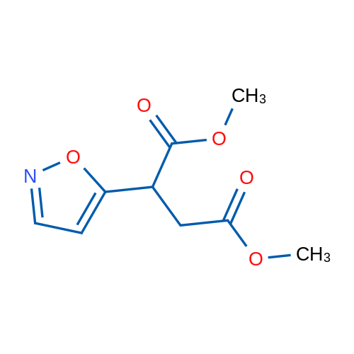 1,4-Dimethyl 2-(1,2-oxazol-5-yl)butanedioate 1g