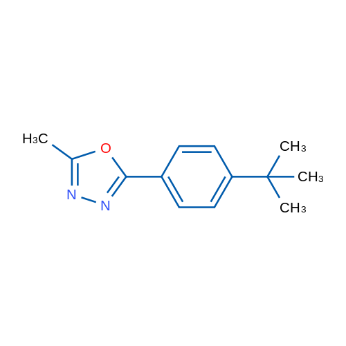 2-(4-tert-Butylphenyl)-5-methyl-1,3,4-oxadiazole 1g