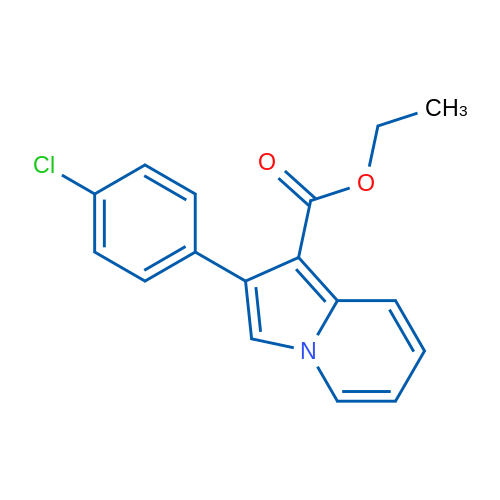Ethyl 2-(4-chlorophenyl)indolizine-1-carboxylate 1g