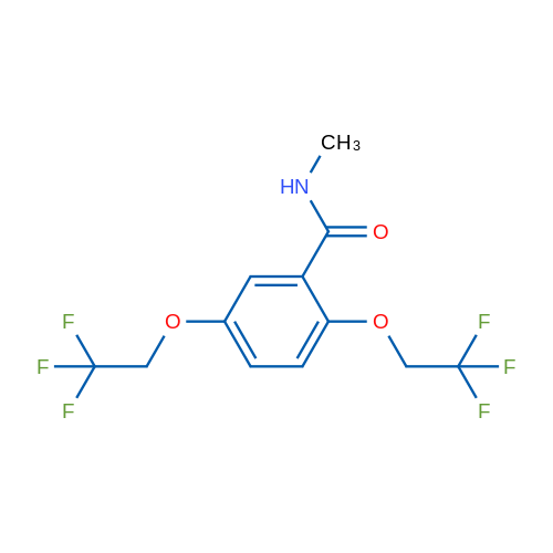 N-Methyl-2,5-bis(2,2,2-trifluoroethoxy)benzamide 1g