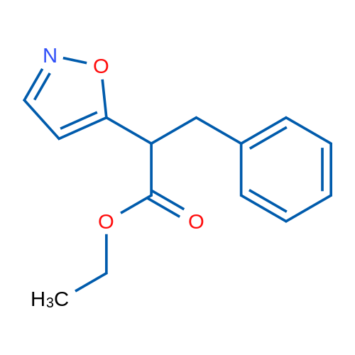 Ethyl 2-(1,2-oxazol-5-yl)-3-phenylpropanoate 1g