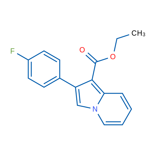 Ethyl 2-(4-fluorophenyl)indolizine-1-carboxylate 1g