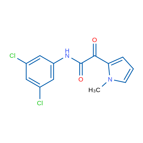 N-(3,5-Dichlorophenyl)-2-(1-methyl-1H-pyrrol-2-yl)-2-oxoacetamide 1g