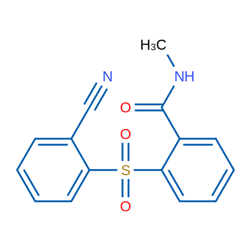 2-(2-Cyanobenzenesulfonyl)-N-methylbenzamide 1g