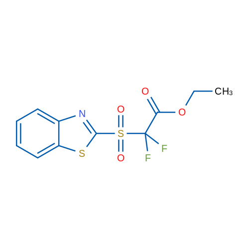 Ethyl 2-(1,3-benzothiazole-2-sulfonyl)-2,2-difluoroacetate 1g