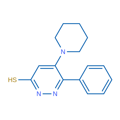 6-Phenyl-5-(piperidin-1-yl)pyridazine-3-thiol 1g