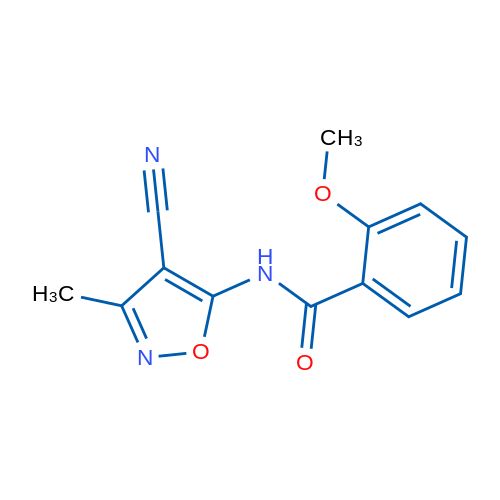 N-(4-Cyano-3-methyl-1,2-oxazol-5-yl)-2-methoxybenzamide 1g