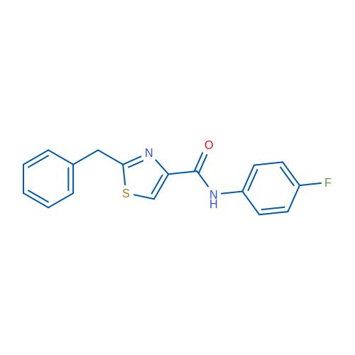 2-Benzyl-N-(4-fluorophenyl)-1,3-thiazole-4-carboxamide 1g