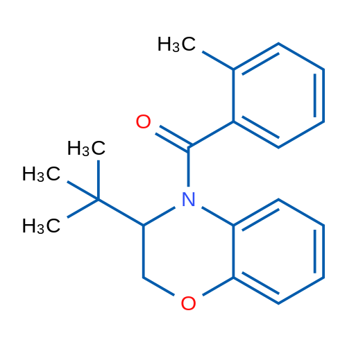 3-tert-Butyl-4-(2-methylbenzoyl)-3,4-dihydro-2H-1,4-benzoxazine 1g