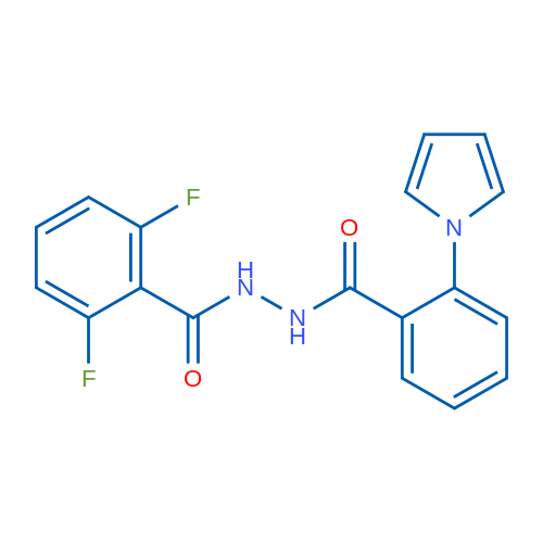 N'-(2,6-Difluorobenzoyl)-2-(1H-pyrrol-1-yl)benzohydrazide 1g
