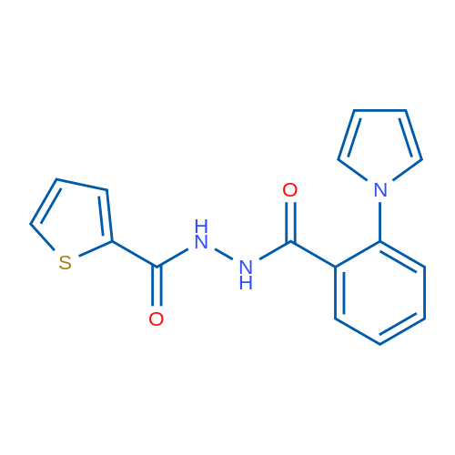 2-(1H-Pyrrol-1-yl)-N'-(thiophene-2-carbonyl)benzohydrazide 1g