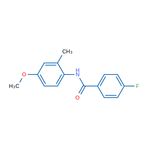 4-Fluoro-N-(4-methoxy-2-methylphenyl)benzamide 1g