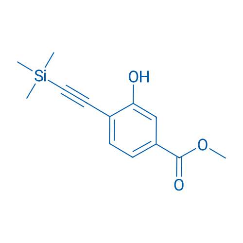 Methyl 3-hydroxy-4-((trimethylsilyl)ethynyl)benzoate 250mg