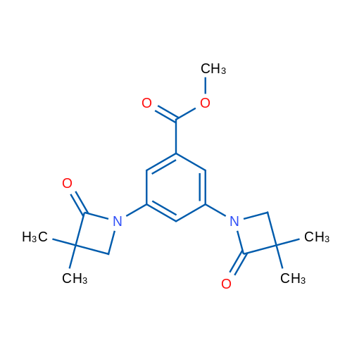 Methyl 3,5-bis(3,3-dimethyl-2-oxoazetidin-1-yl)benzoate 1g