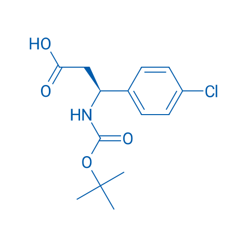 (S)-3-((tert-Butoxycarbonyl)amino)-3-(4-chlorophenyl)propanoic acid 100mg